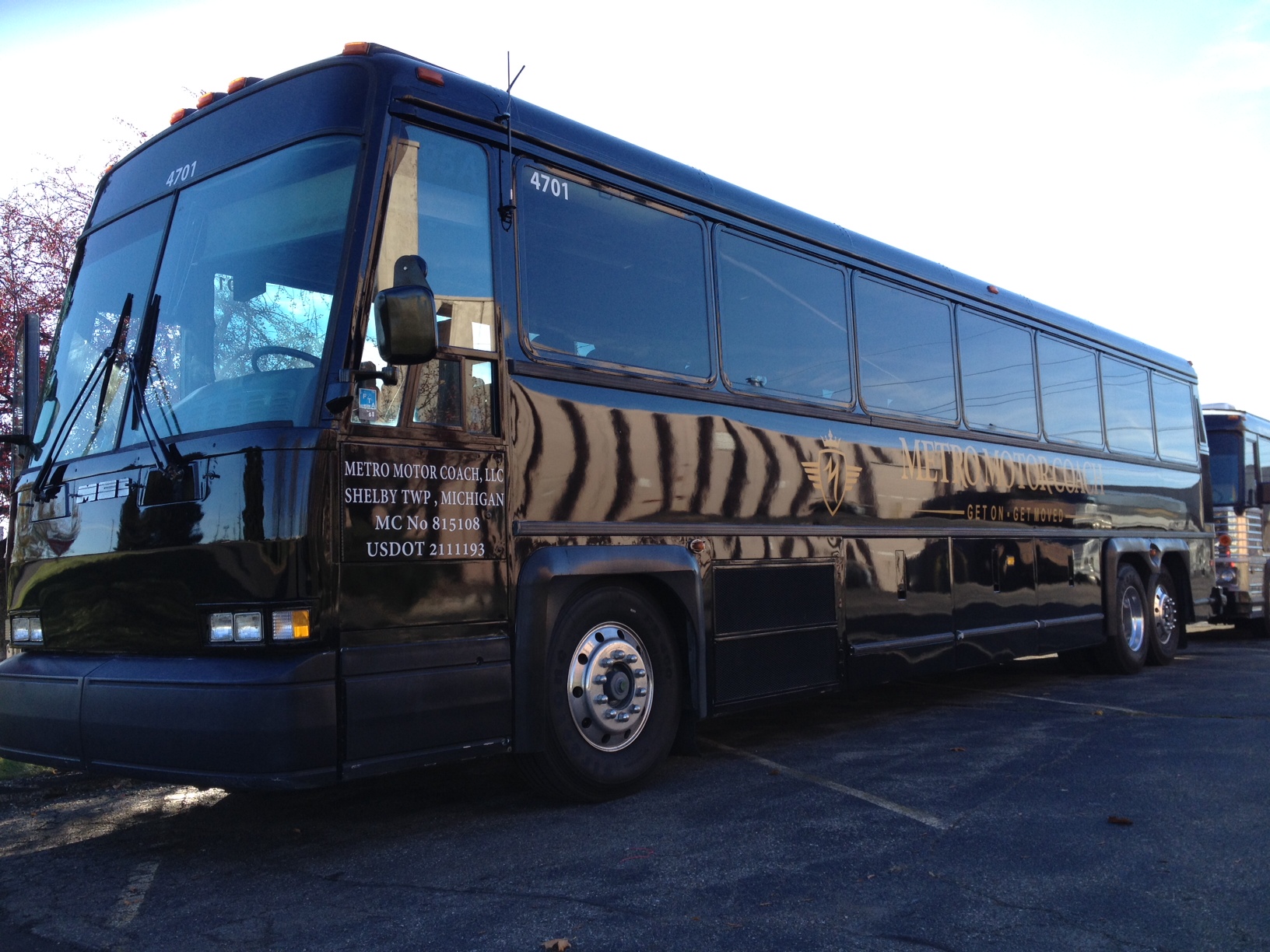 Charter Bus Rental Center Line MI Metro Motor Coach